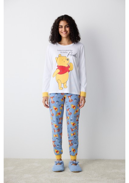 Winnie Cuffed Pantolon Çok Renkli Pijama Takımı