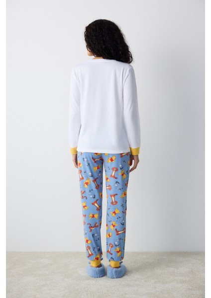 Winnie Cuffed Pantolon Çok Renkli Pijama Takımı