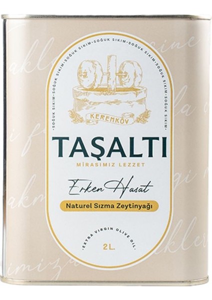 2 lt Erken Hasat Naturel Sızma Zeytinyağı