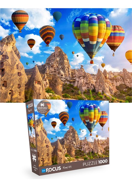 2 Adet 1000 Parça Puzzle - London ve Cappadocia fiyatları