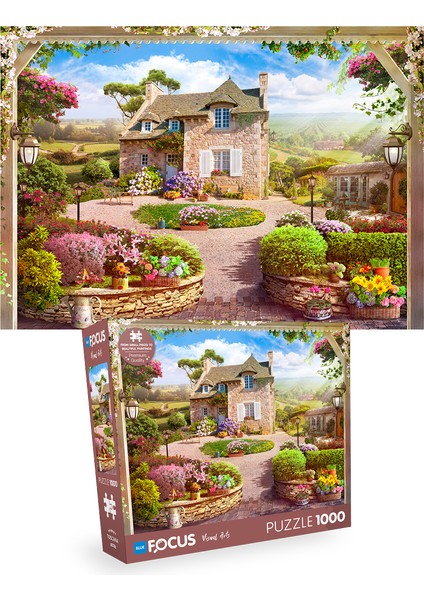 2 Adet 1000 Parça Puzzle - Toscana ve Portofino