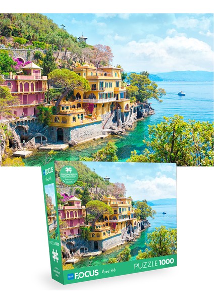 2 Adet 1000 Parça Puzzle - Toscana ve Portofino