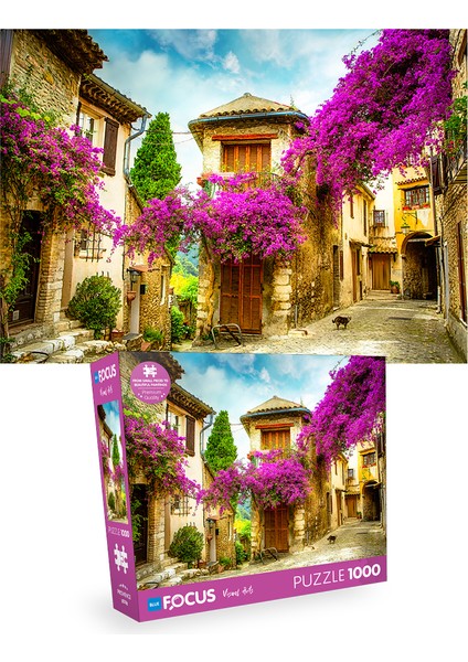2 Adet 1000 Parça Puzzle - Provence ve Old Street (Eski Sokak) fiyatları