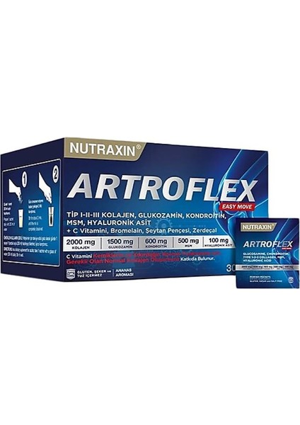 Nutraxın Artroflex Easy Move 30x6 Sase 8680512632153