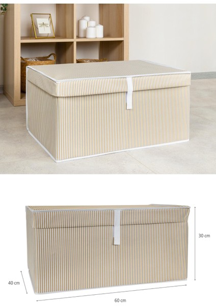 Flosoft Alas Çok Amaçlı Organizer Kutu Mega Kahverengi Çok Amaçlı Kapaklı Hurç Kutu Mega 60X40X30 modelleri