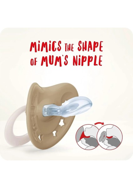 Signature Silikon Damaklı Ikili Emzik (0-6m) fırsatları