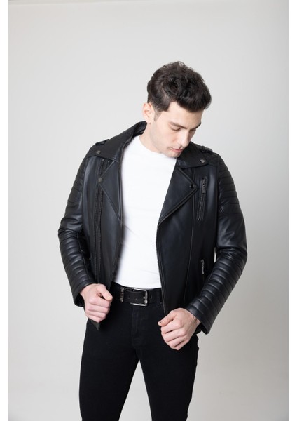 Aragorn Siyah Deri Lvl2 Korumalı Motosiklet Mont fırsatları