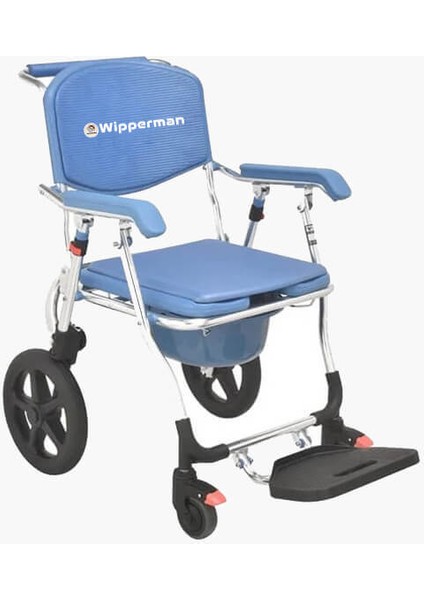 Ayaklıklı Tekerlekli Banyo ve Tuvalet Sandalyesi