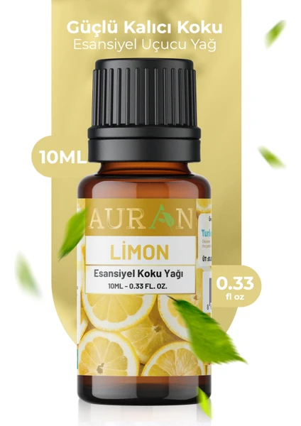 Limon Esansiyel Uçucu Koku Yağı Ortam Kokusu Doğal Yağ Sihirli Küre Hobi Esansı 10ml