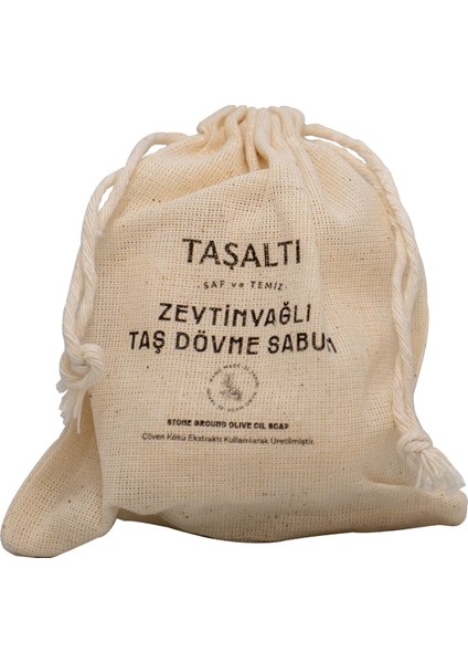 Zeytinyağlı Taş Dövme Keseli Sabun 120 gr