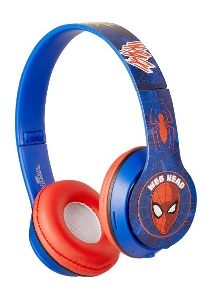 Bluetooth Kulaklık Marvel Spiderman Örümcek Adam Mikrofonlu Kablosuz Çocuk Kulaklığı Lisanslı MV-2004-SMV