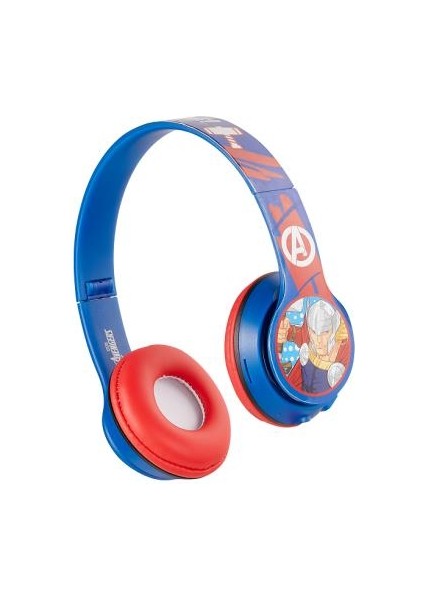 Bluetooth Kulaklık Marvel Avengers Yenilmezler Mikrofonlu Kablosuz Çocuk Kulaklığı Lisanslı MV-2004-AVV