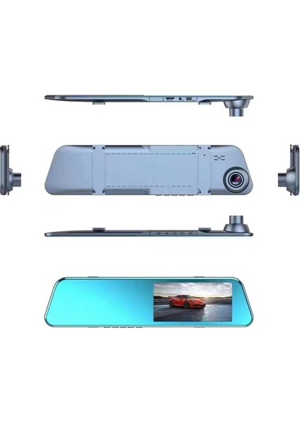 Araç Kamerası Ön ve Arka Görüş 4.7 Inç Aynalı Ön-Arka Dvr Kamera