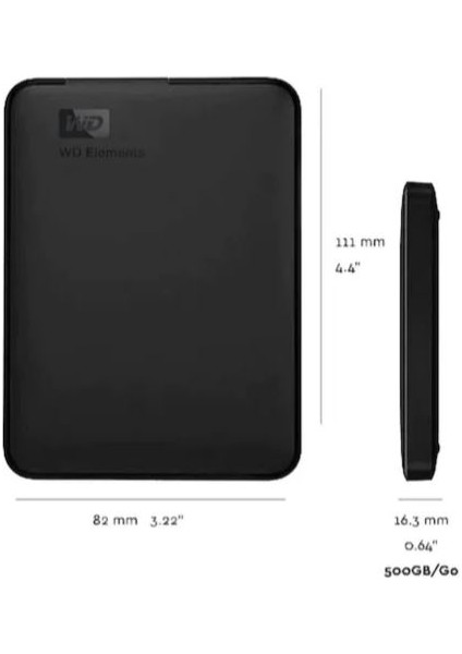 Wd 2,5ınç Usb3.0 Taşınabilir Disk Kutusu