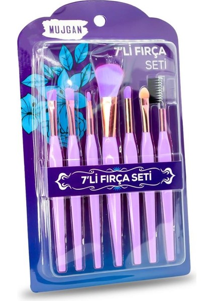 7’li Fırça Seti Mor