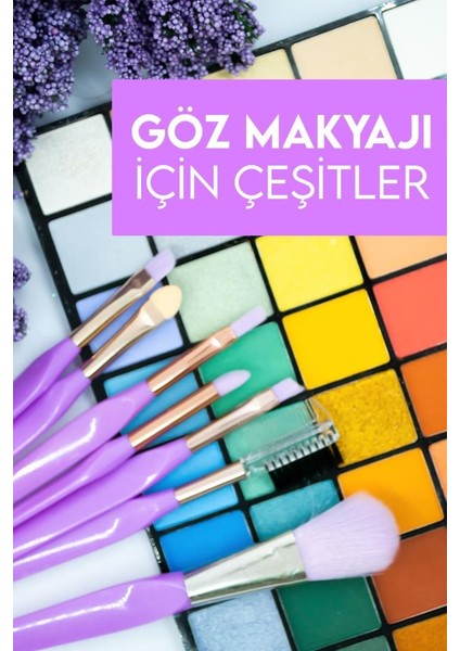 7’li Fırça Seti Mor