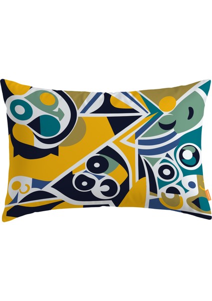 Modern Dikdörtgen Kırlent Kılıf DS10