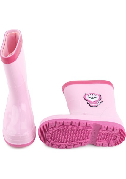 Kız Çocuk Kışlık Içinde Çıkarılabilir Ek Çoraplı Su Geçirmez Yağmur Bot Çizme indirimleri