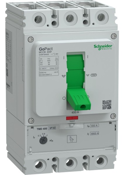 Gopact Mccb 400F 3P3D 400A Ayar Sahalı 36KA