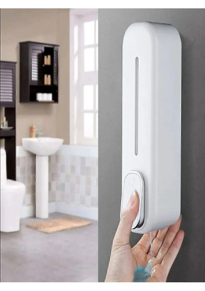 Duvara Monte Basmalı Sıvı Sabun Bulaşık Deterjanı Şişesi Sıvı Sabunluk 350 ml 1 Adet Beyaz Renk