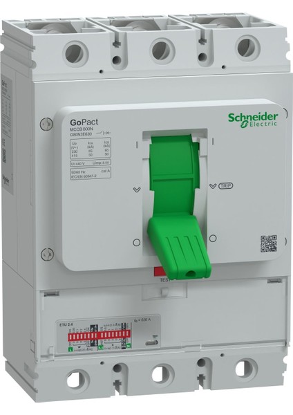 Gopact Mccb 800N 3P3D 630A Elektronik Açma Üniteli