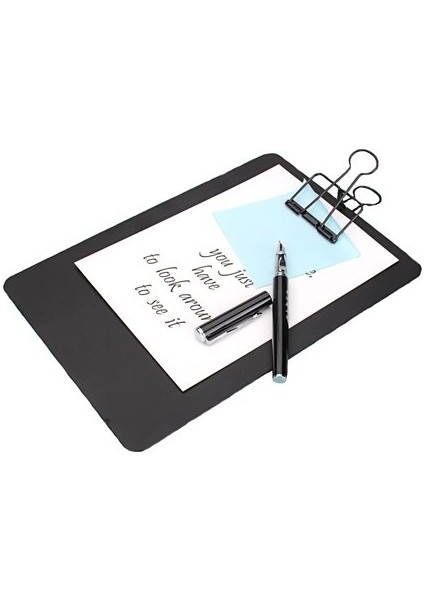 Kayigo Tiny Alüminyum A4 Clipboard Siyah