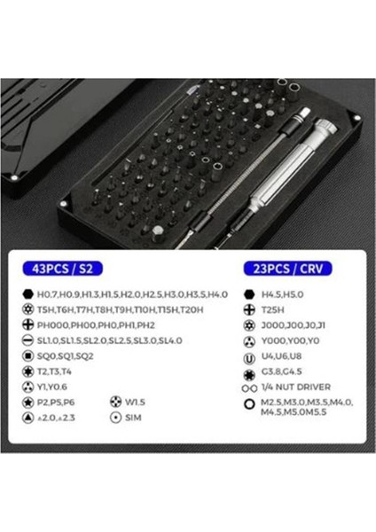 Uf-Tools 800088 Hassas Bits Uçlu 88 Parça Tamir Seti
