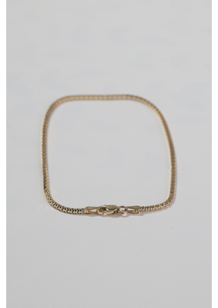 14 Ayar Altın Küp Model Zincir Bileklik modelleri