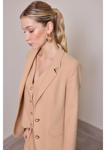 Marcella Klasik Modern Astarlı Ceket