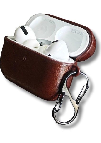 Pro ve Pro 2 Nesil Premium Deri Görünümlü Kulaklık Kılıfı Estetik Koruyucu modelleri