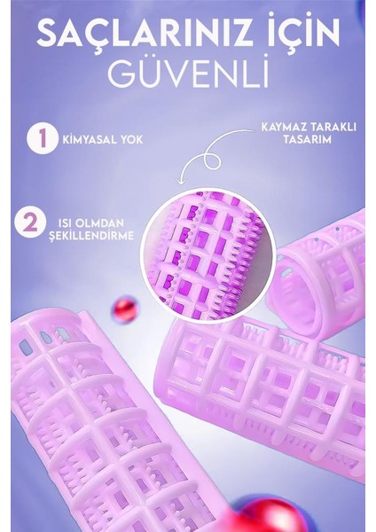 6'Lı Bigudi Seti – Güzel Ve Hacimli Saçlar Için Pratik Şekillendirme fiyatları