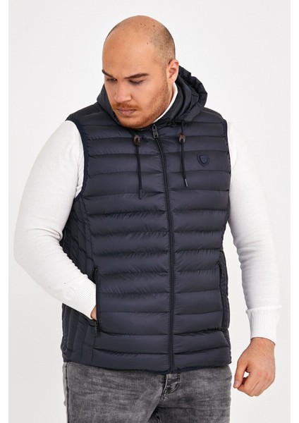 Erkek Battal Şişme Yelek Lacivert - 123DNGR