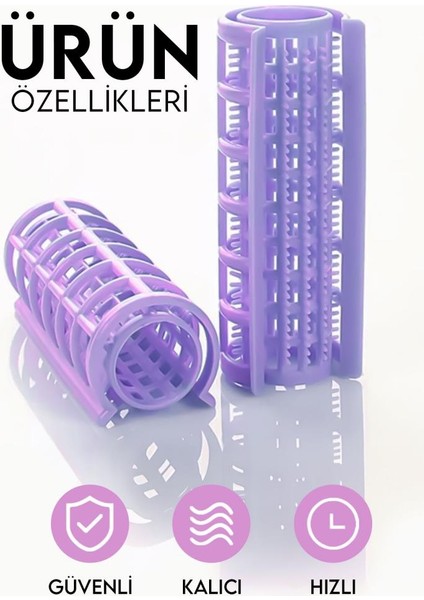 6'Lı Bigudi Seti – Güzel Ve Hacimli Saçlar Için Pratik Şekillendirme modelleri