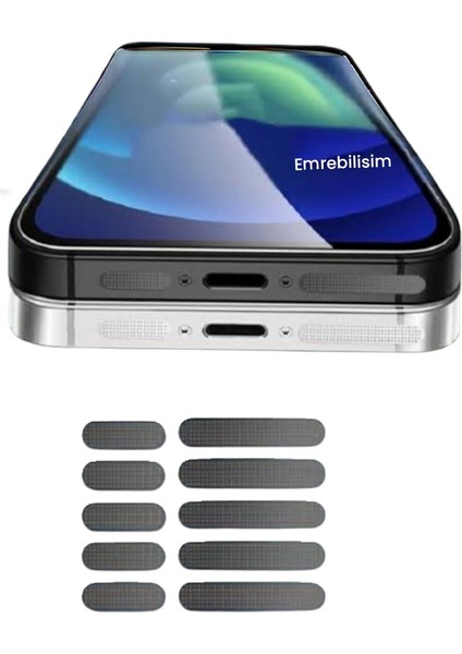 8 Adet Cep Telefonu Hoparlörü Için Toz Önleyici Sticker-Telefon Hoparlör Koruyucu 1.6 Cm-2.2 cm 4 Set 8 Adet fiyatları