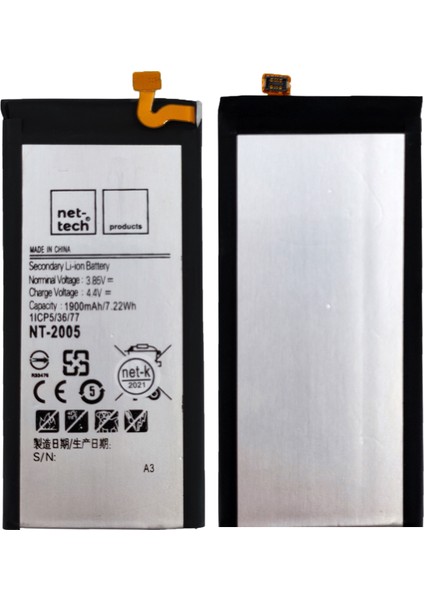 Samsung Galaxy A300 A3 2015 Uyumlu Nettech 1900 Mah Batarya