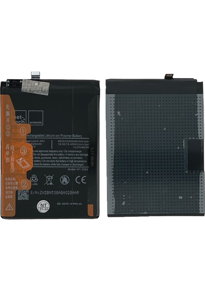 Xiaomi Mi Note 10 Pro Uyumlu Nettech BN53 5000 Mah Batarya
