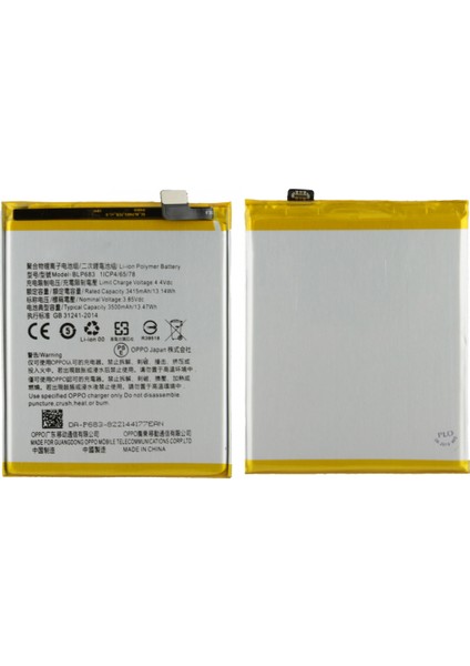 Oppo Ax7 Uyumlu Nettech BLP-683 4100 Mah Batarya