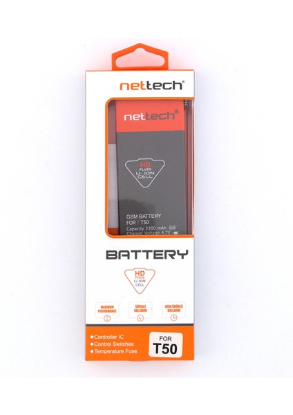 Turkcell T50 Uyumlu Nettech 2300 Mah Batarya fiyatları