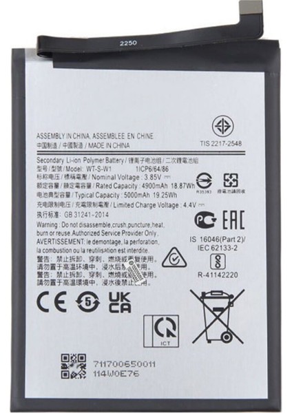 Samsung Galaxy A22 5g Uyumlu Nettech 4900 Mah Batarya