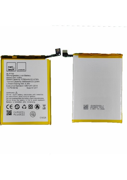 Realme C25 Uyumlu Nettech Batarya