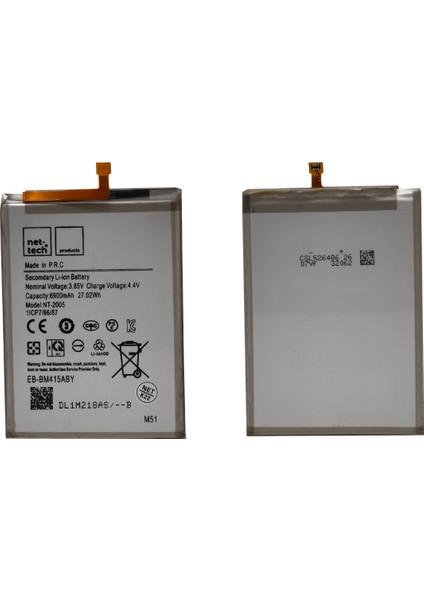 Samsung Galaxy M51 Uyumlu Nettech Batarya