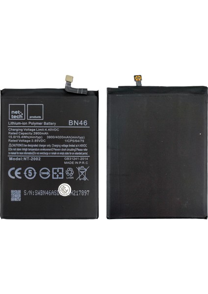 Xiaomi Redmi 7 Uyumlu Nettech BN46 3900 Mah Batarya