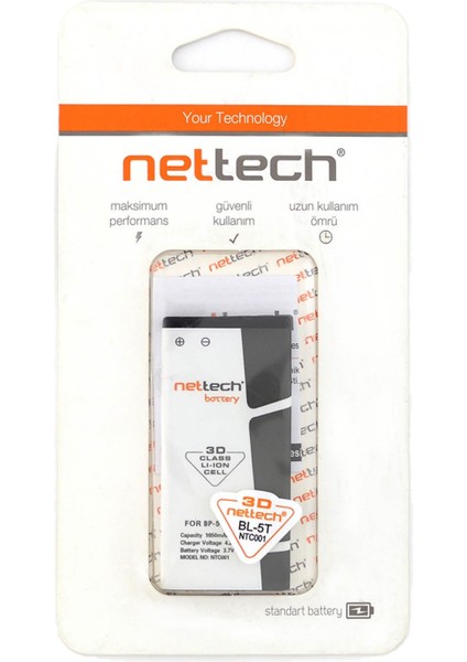 Nokia Lumia 820 Uyumlu Nettech 1650 Mah Batarya