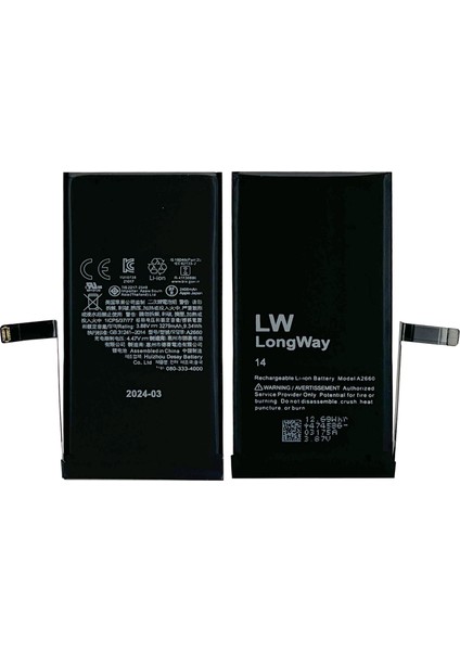 iPhone 14 Uyumlu Lw 3200 Mah Batarya