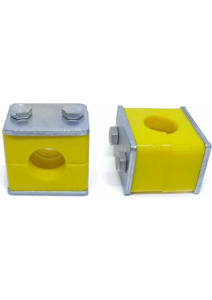 38 mm Plastik Tekli Boru Komple Kelepçesi (2 Adet)