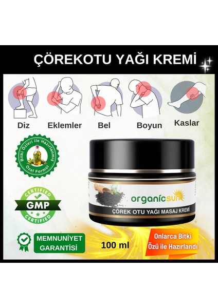 Çörek Otu Yağlı Masaj Kremi 100 ml