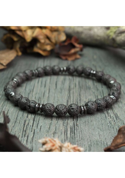 Lav Taşı Doğal Taş Bileklik