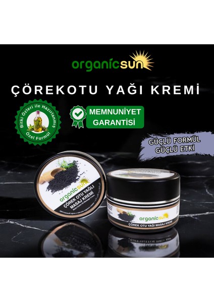 Çörek Otu Yağlı Masaj Kremi 100 ml x 3 Adet