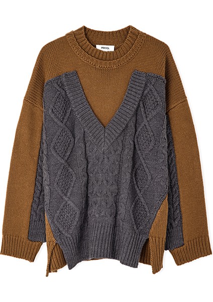 Colorblock Oversize Kazak Iw6240050186007