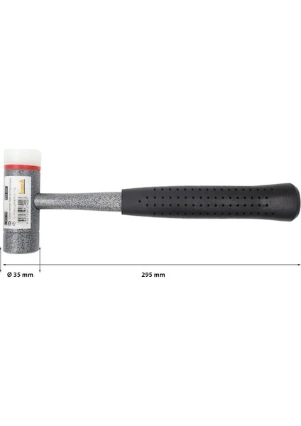Plastik ve Çelik Kafalı Kombi Çekiç Ø 35 mm L12C-35